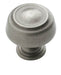 Amerock Kane 1 3/16" Cabinet Knob in Weathered Nickel