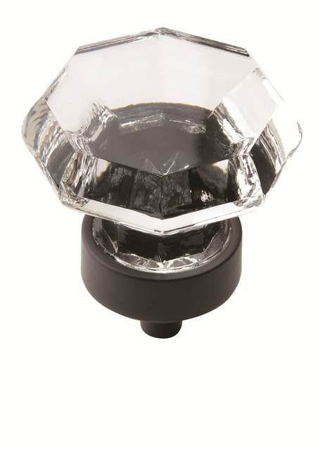 Amerock Traditional Classics 1 5/16" Cabinet Knob Crystal Black Bronze