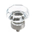 Amerock Traditional Classics 1 5/16" Cabinet Knob Crystal Satin Nickel