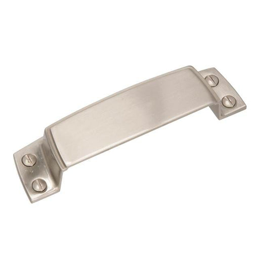 Amerock Highland Ridge 3 1/2" CTC Cup Pull in Satin Nickel