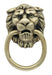 Amerock Allison 1 1/4" Lion Ring Pull in Antique Brass