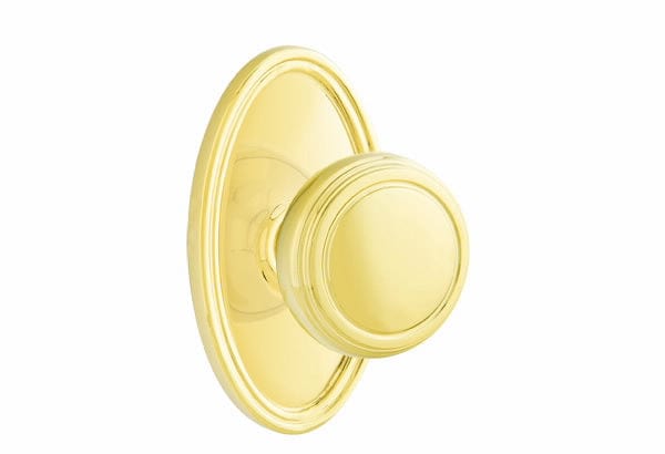 Emtek Norwich Knob with Oval Rosette