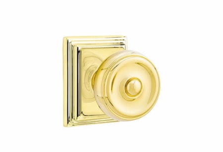 Emtek Waverly Knob with Wilshire Rosette
