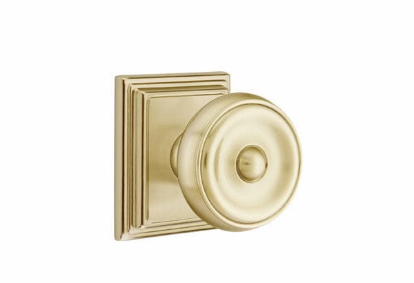 Emtek Waverly Knob with Wilshire Rosette