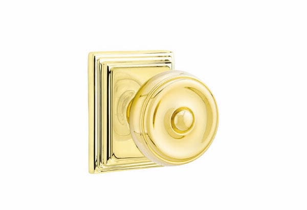 Emtek Waverly Knob with Wilshire Rosette