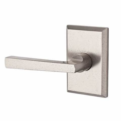 Baldwin Reserve Taper Lever With Rustic Square Rose