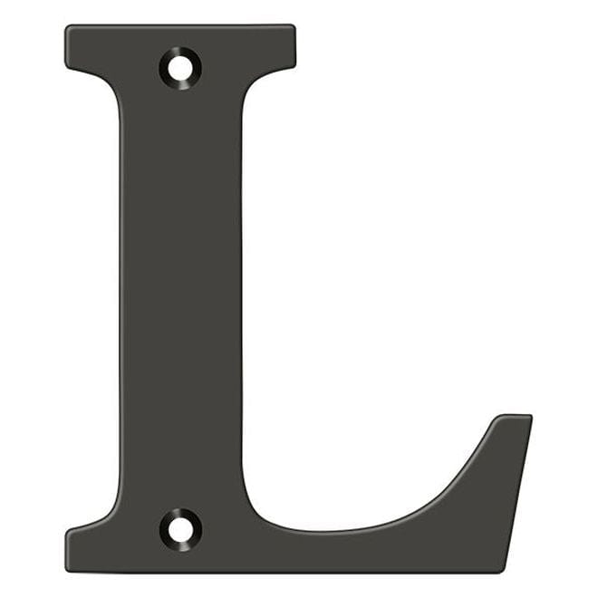 Deltana RL4 4" Oil Rubbed Bronze House Letters