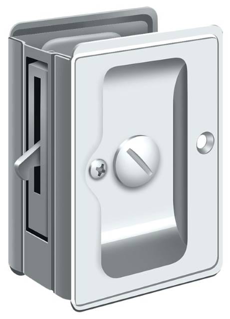 Deltana 3 1/4" x 2 1/4" Pocket Door Privacy