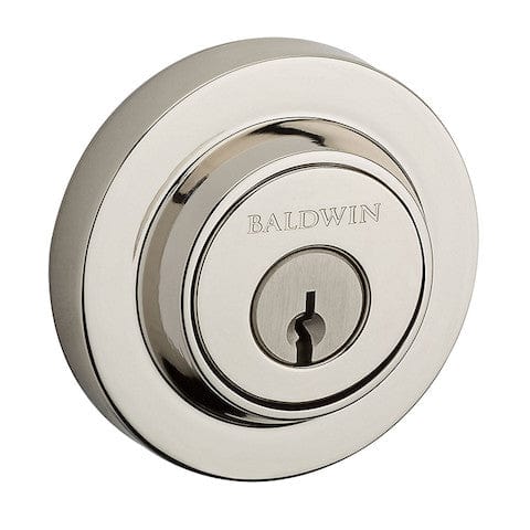 Baldwin Reserve Contemporary Round Single Cylinder Deadbolt Collection