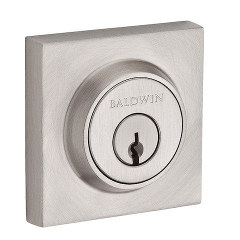 Baldwin Reserve Contemporary Square Single Cylinder Deadbolt Collection