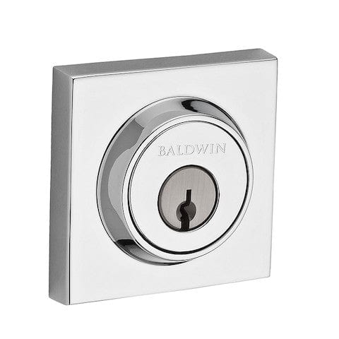 Baldwin Reserve Contemporary Square Single Cylinder Deadbolt Collection